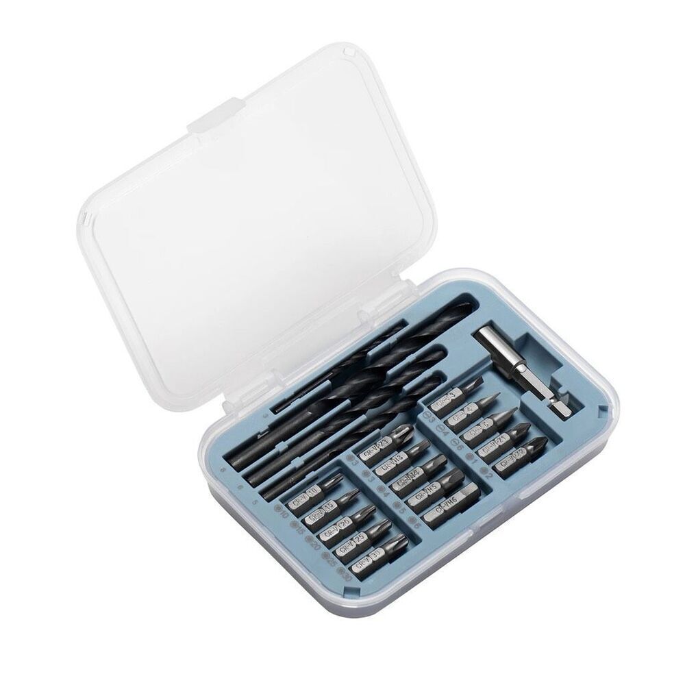 Galacok 20 PCS Screwdriver Set Twist Drill Kit with Magnetic Phillips Torx Drill